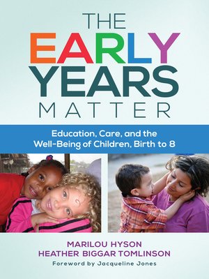 The Early Years Matter - ebook